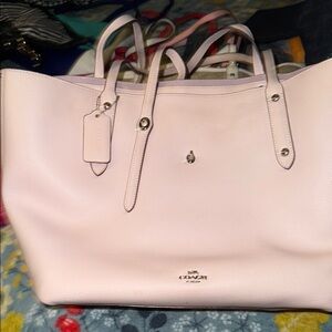 Coach bag pame pink color